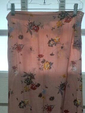 Vintage Gina Peters Women Floral Maxi Skirt Size Medium